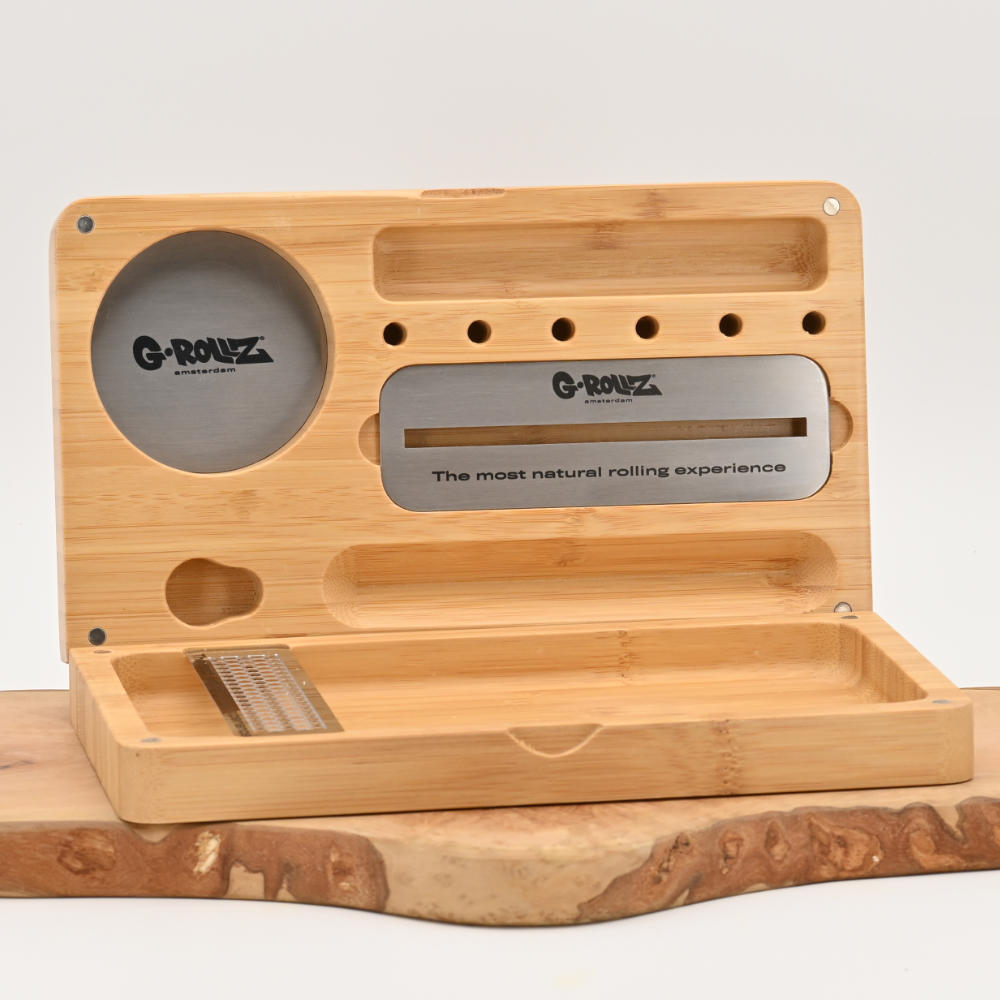 G-ROLLZ - Premium Bamboo Tray - 25 x 22cm