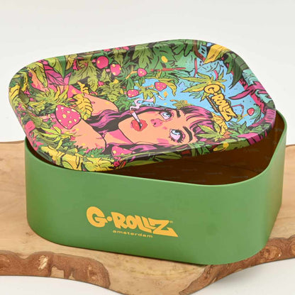 Jungle Aufbewahrungsbox mit Rolling Tray