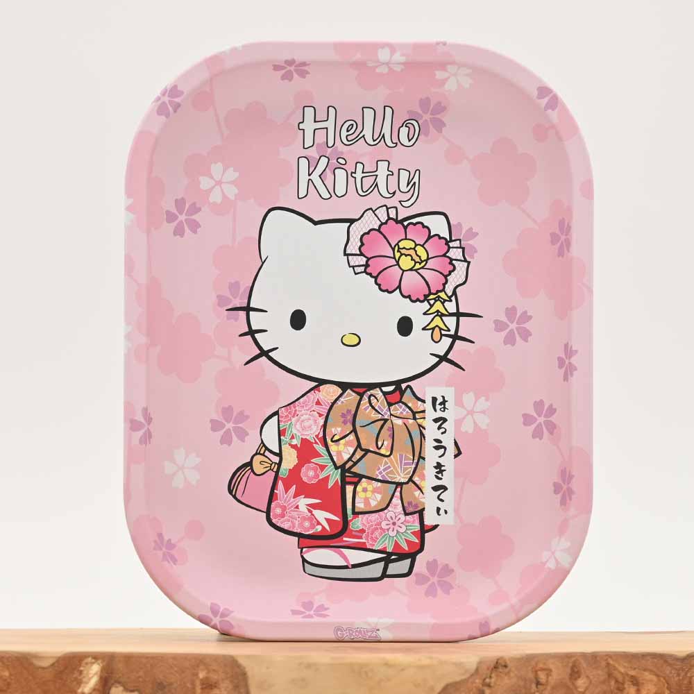 G-Rollz Hello Kitty "Kimono Pink" - Small Rolling Tray