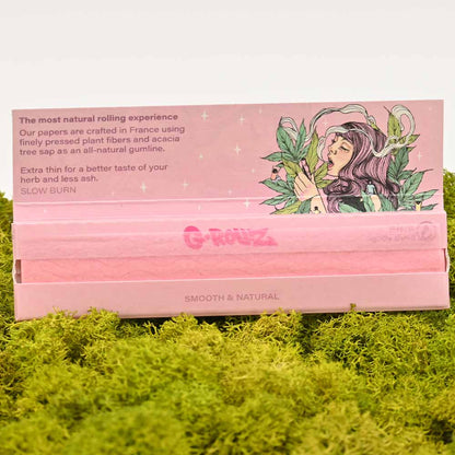 G-ROLLZ Pink Kingsize Slim Papers - Colossal Dream