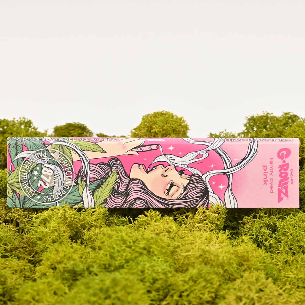 G-ROLLZ Pink Kingsize Slim Papers - Colossal Dream