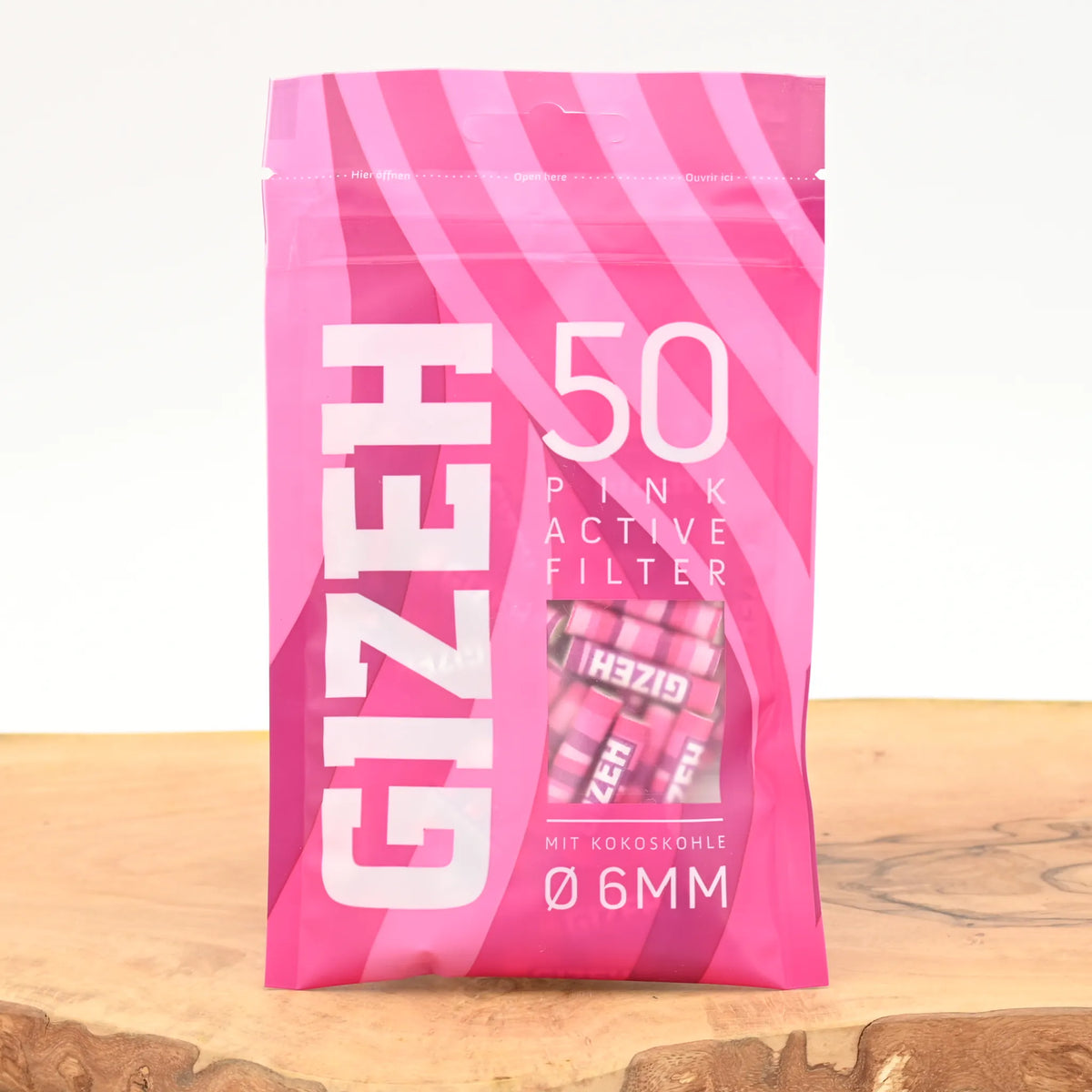 Gizeh-Aktivkohlefilter-6mm-Pink-50er-Pack-pinke-Slim-Joint-Filter-kaufen-Headshop-mit-diskretem-Versand-Johnnys-Headshop