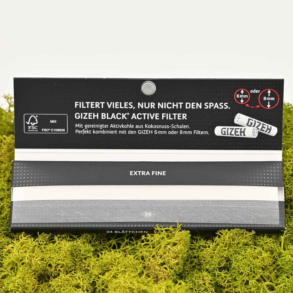 Gizeh Black King Size XL (mit Magnet)