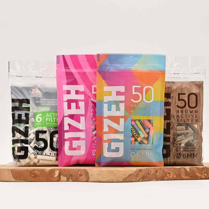 Gizeh Aktivkohlefilter (50 Stück)