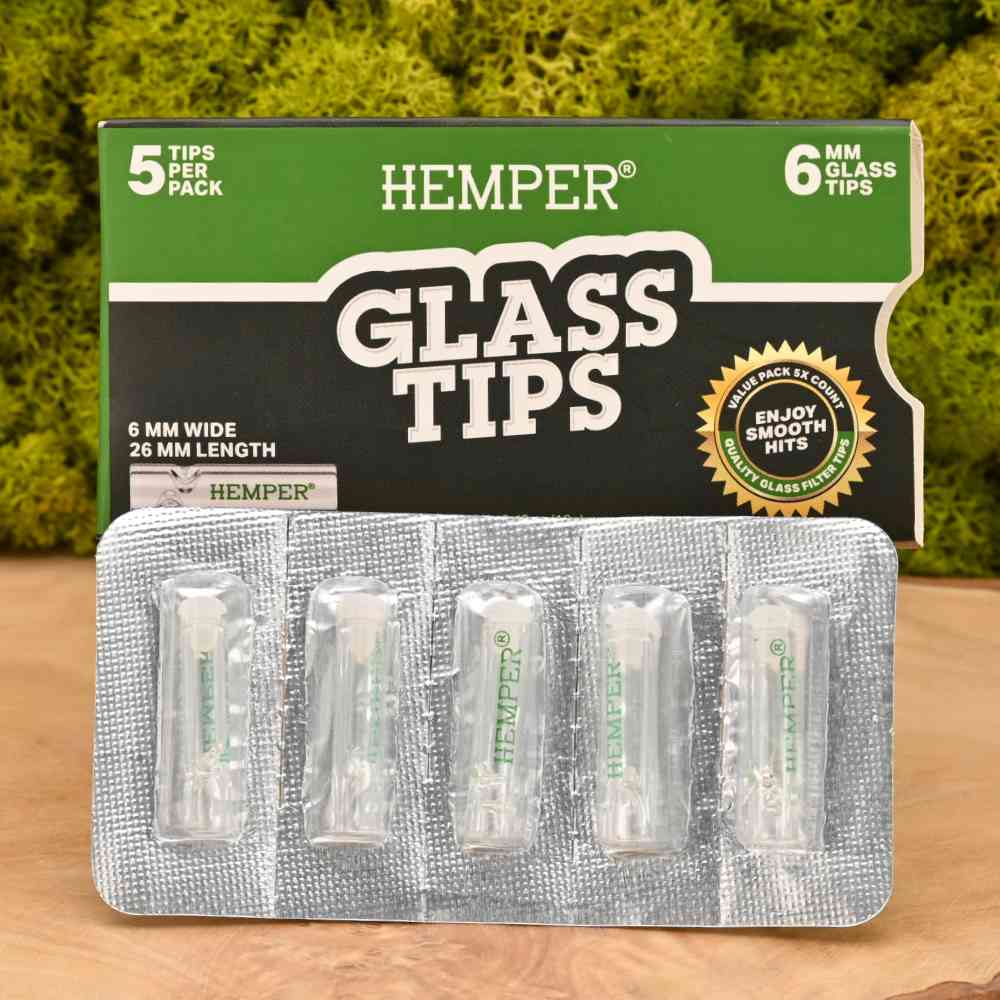 Hemper Glas Tips 5er Pack