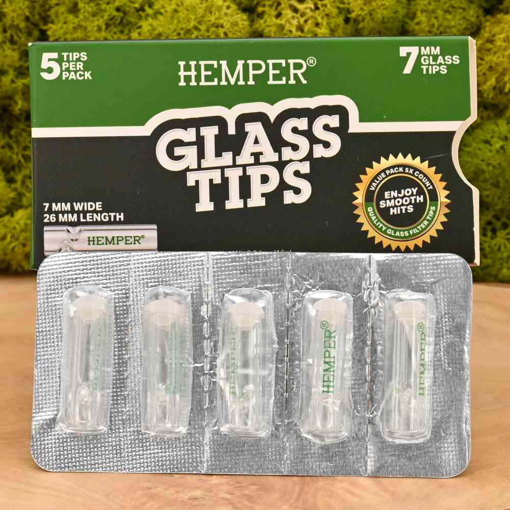Hemper Glas Tips 5er Pack