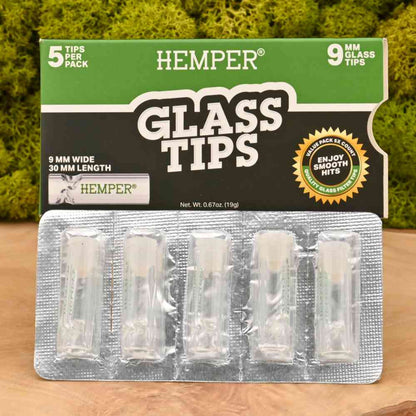 Hemper Glas Tips 5er Pack