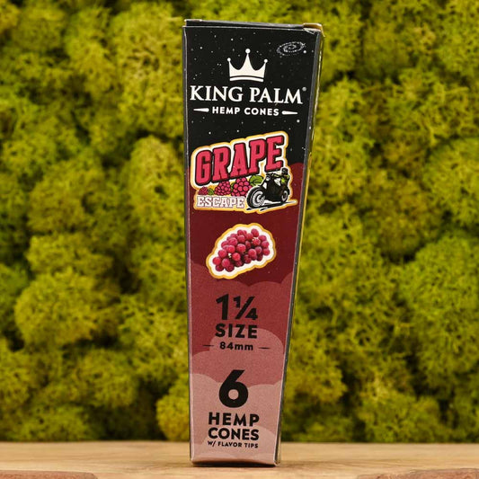 King Palm - 1 1/4 Hemp Cones - Grape Swish