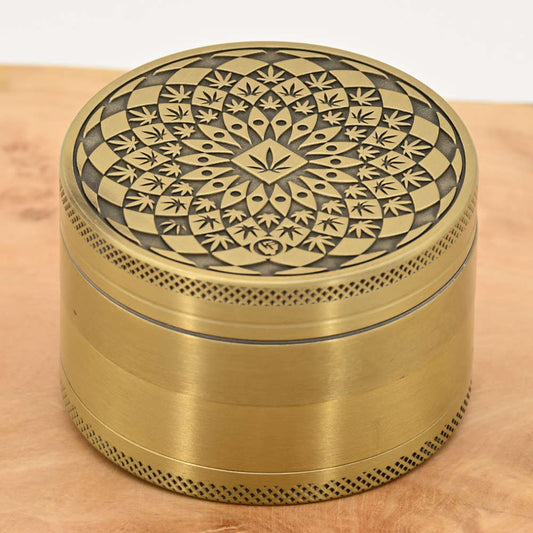 Gold Mandala Leaf Grinder ⌀60mm