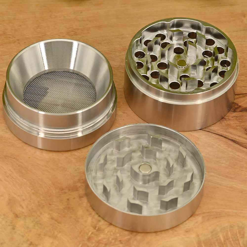 Grindnation Edelstahl Grinder ⌀50mm - 4 teilig