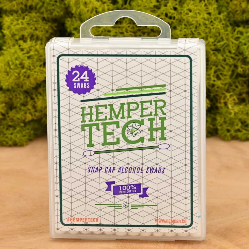 HEMPER Tech Snapcap Alcohol Swabs (24er Pack)