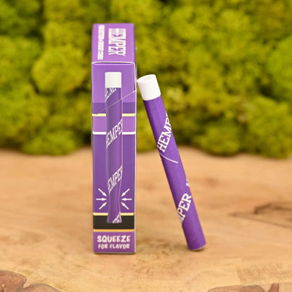 Hemper-Quick-Hitter-Dugout-10er-Pack-Grape-Pfeife-ohne-Sieb-Keramik-Hemper-Headshop-Zubehoer-Top-Qualitaet-Johnnys-Headshop