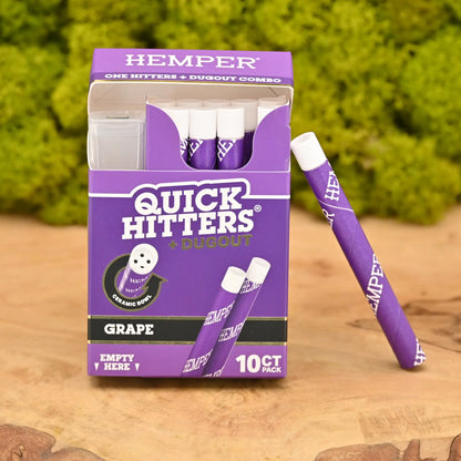 Hemper-Quick-Hitter-Dugout-10er-Pack-Grape-Einweg-One-Hitter-Grape-Aroma-Hemper-Nr-1-Headshop-Deutschland-Johnnys-Headshop
