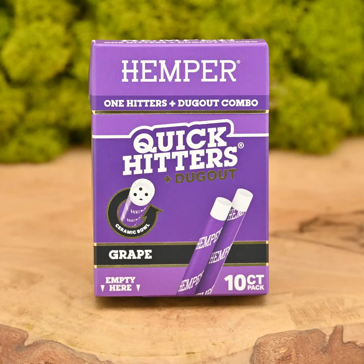Hemper-Quick-Hitter-Dugout-10er-Pack-Grape-aromatisierte-Pfeife-Traube-Headshop-Qualitaetsprodukte-online-Johnnys-Headshop