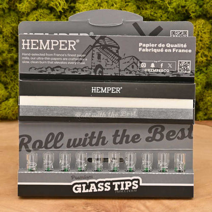 Hemper King Size Papers + 10 Glas Tips (7mm)