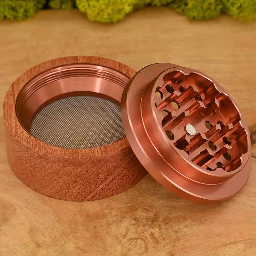 Grindnation Eschenholz Grinder ⌀63mm - 4 teilig