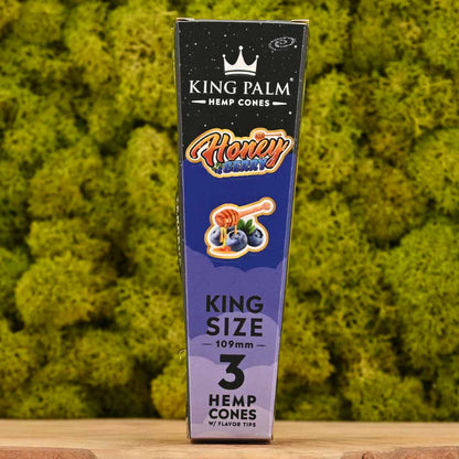 King Palm - King Size Hemp Cones -  Honey Berry