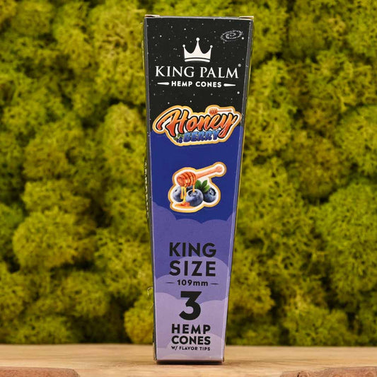 King Palm - King Size Hemp Cones -  Honey Berry