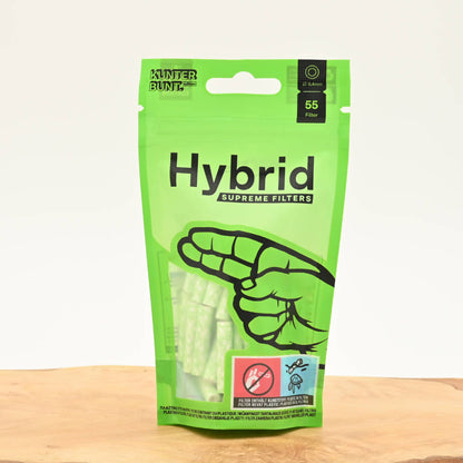 Hybrid Aktivkohlefilter 6,4mm Lime (55er Pack)