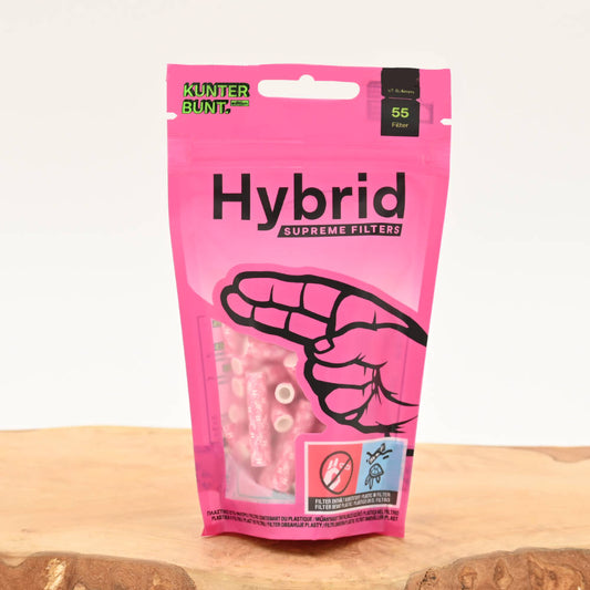 Hybrid Aktivkohlefilter 6,4mm Magenta (55er Pack)
