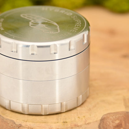 Hybrid-Edelstahl-Grinder-4-teilig-63mm-Magnet-Grinder-Edelstahl-Cannabis-Grinder-63mm-Bester-Headshop-Deutschland-Johnnys-Headshop