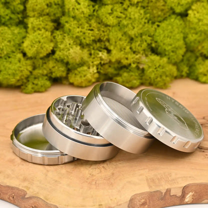 Hybrid-Edelstahl-Grinder-4-teilig-63mm-Weed-Grinder-Magnet-Gras-Grinder-Edelstahl-Headshop-mit-riesiger-Auswahl-Johnnys-Headshop
