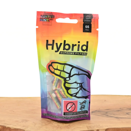 Hybrid Aktivkohlefilter 6,4mm Rainbow (55er Pack)