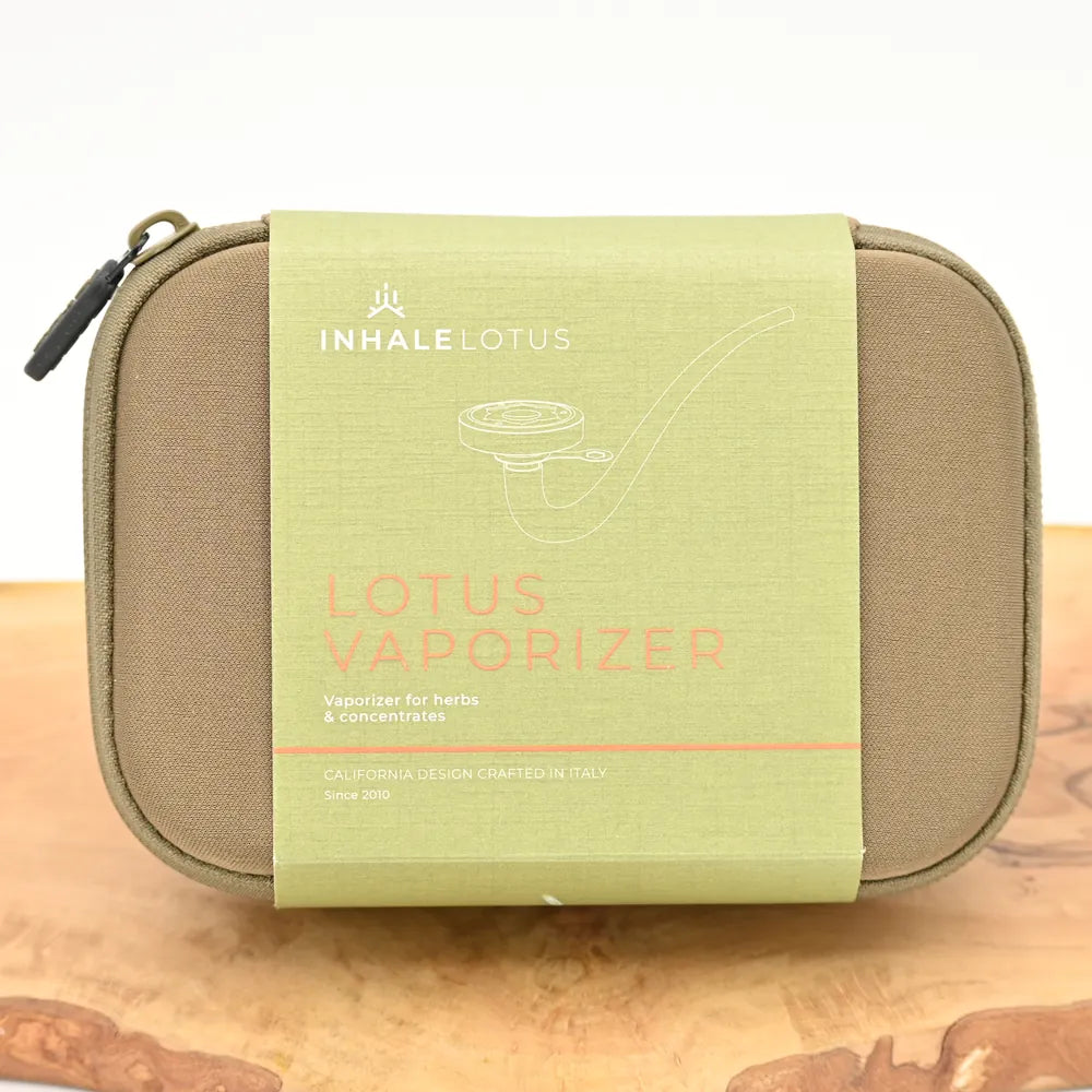 INHALE-Lotus-Vaporizer-Kit-Olive-Lotus-Vaporizer-Pfeifenstil-Konvektion-Olive-Headshop-mit-schnellem-Versand-Johnnys-Headshop