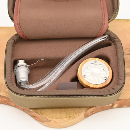INHALE-Lotus-Vaporizer-Kit-Olive-Vaporizer-Bong-Adapter-Lotus-Konvektion-Holz-Headshop-mit-riesiger-Auswahl-Johnnys-Headshop