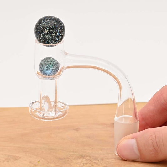 Jelly Joker Terp Slurper Banger Set mit Glitzer-Quarzkugeln NS19