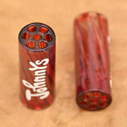 Johnnys-Glasfilter-Ruby-Red-Spiral-Tip-11mm-Spiraltip-rot-Glas-Tip-kaufen-roter-Glas-Tip-Headshop-online-kaufen-Deutschland-Johnnys-Headshop