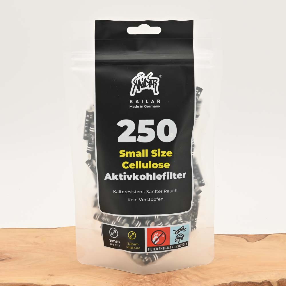 Kailar Aktivkohlefilter Slim (250er Pack)