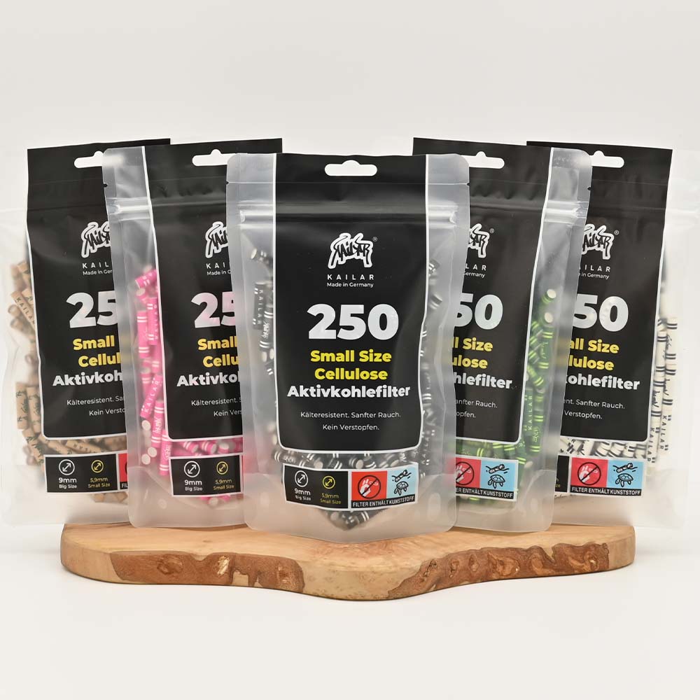 Kailar Aktivkohlefilter Slim (250er Pack)