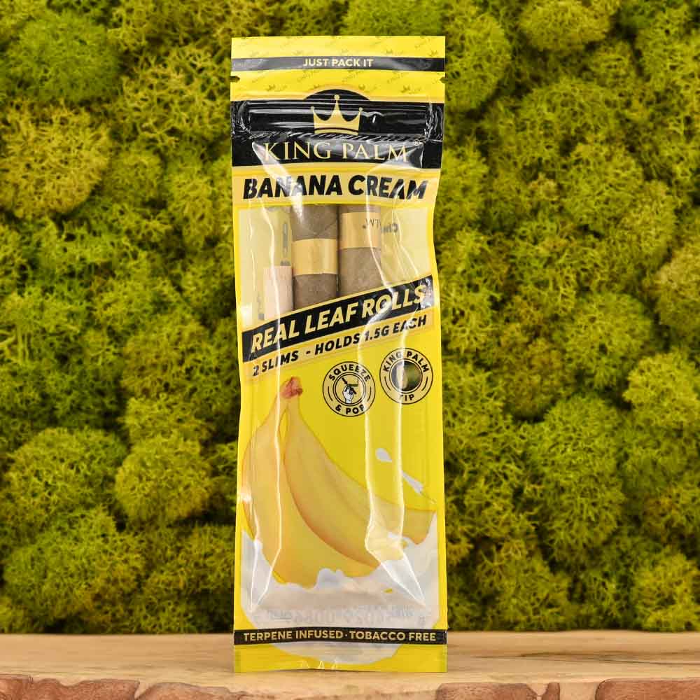 King Palm Slim Rolls | Banana Cream - 1,5g