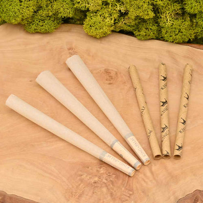King Palm - King Size Hemp Cones - Natural