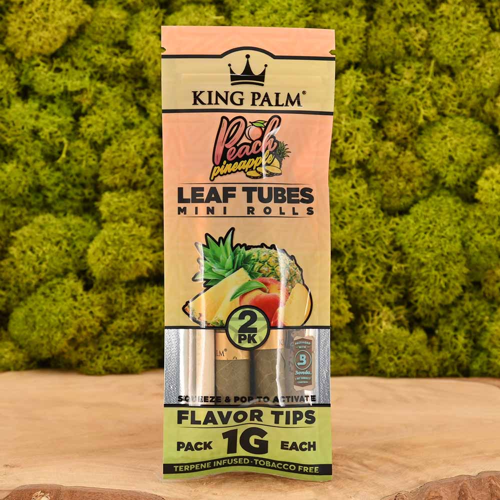 King Palm Mini Rolls | Peach Pineapple - 1g