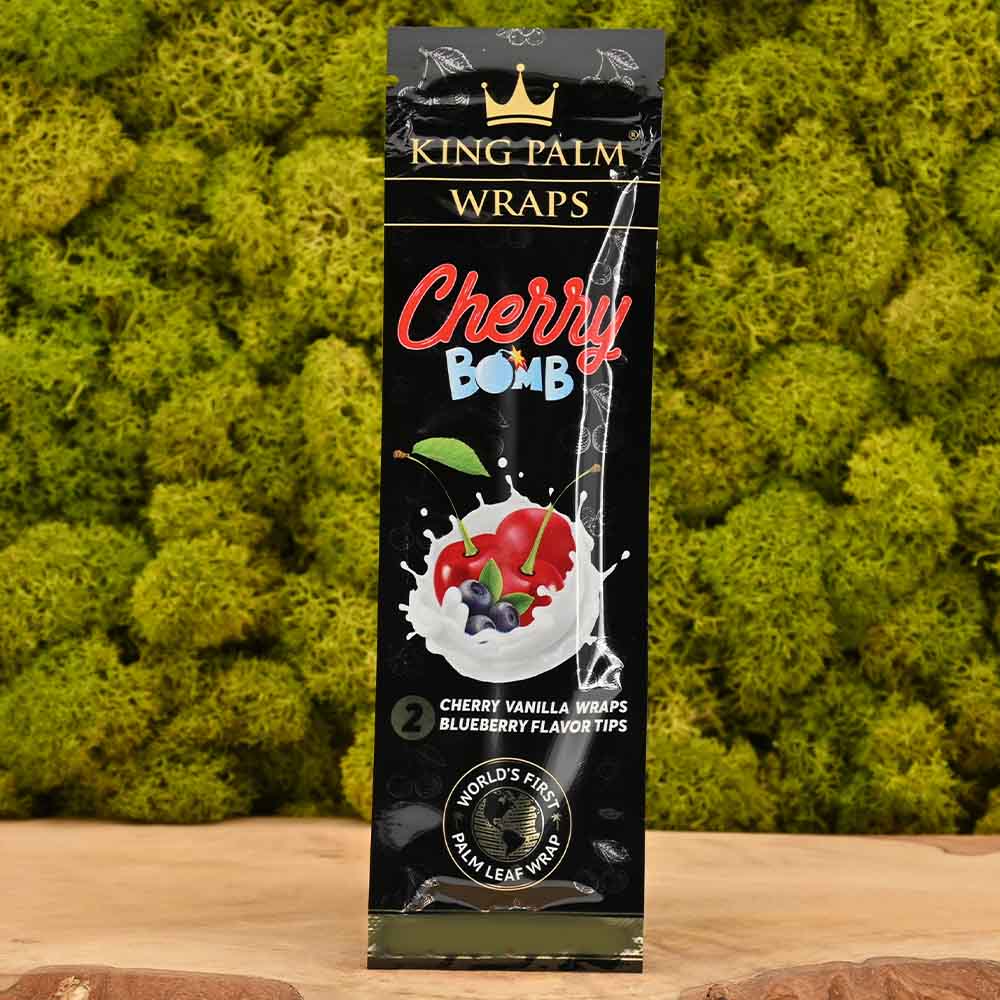 King Palm - 2 x Palm Blunt Wraps - Cherry Bomb