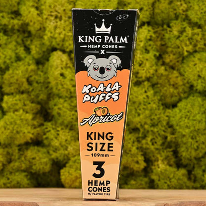King Palm - King Size Hemp Cones - Koala Puffs Apricot