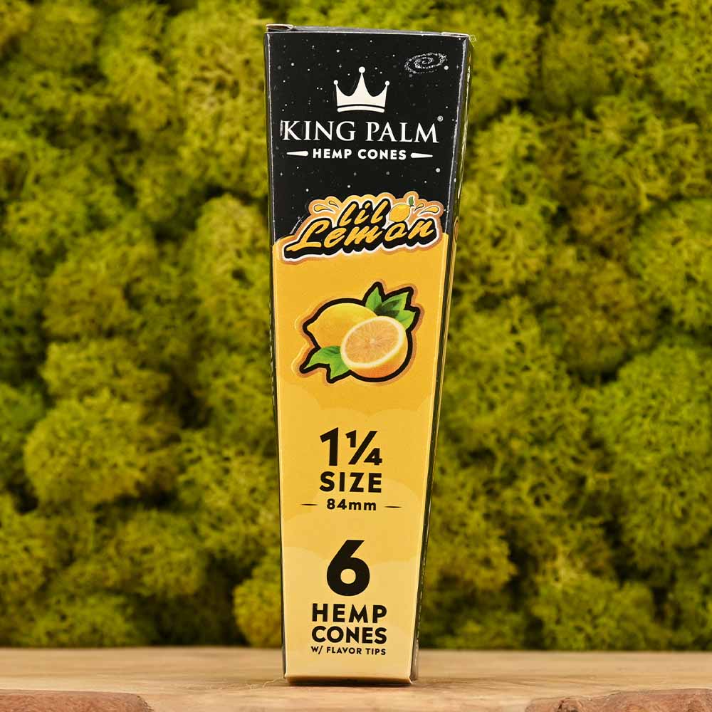 King Palm - 1 1/4 Hemp Cones - Lil Lemon