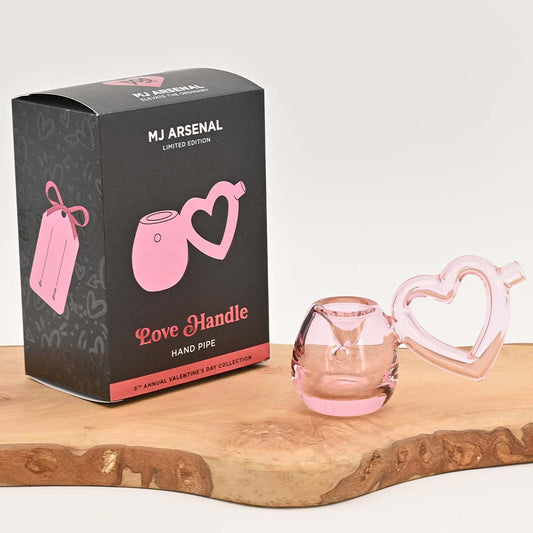MJ Arsenal Glaspfeife Love Handle - Heart Pipe