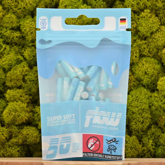 Flow Medusa Aktivkohlefilter  Slim (50er Pack)