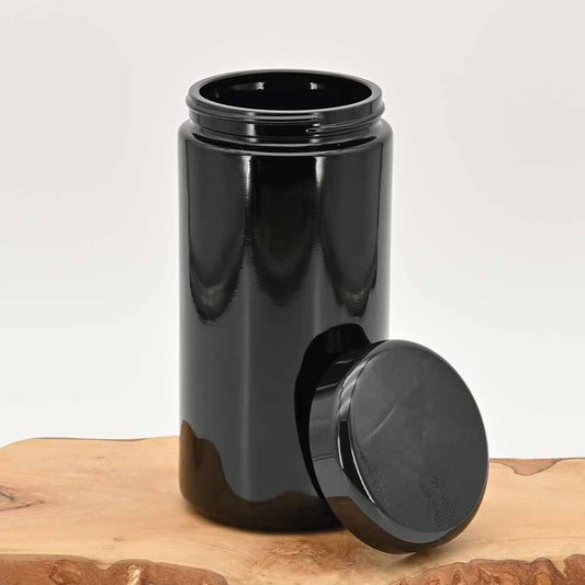Miron Weithalsdose aus Violettglas/ UV Glas (1000ml)