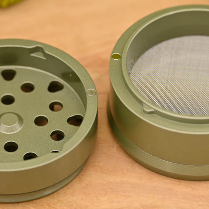 NV-Keramik-Grinder-V4-4-teilig-Navy-Gruen-63mm-Keramik-Grinder-antihaft-Pollen-Kraeutermuehle-Headshop-mit-besten-preisen-Johnnys-Headshop