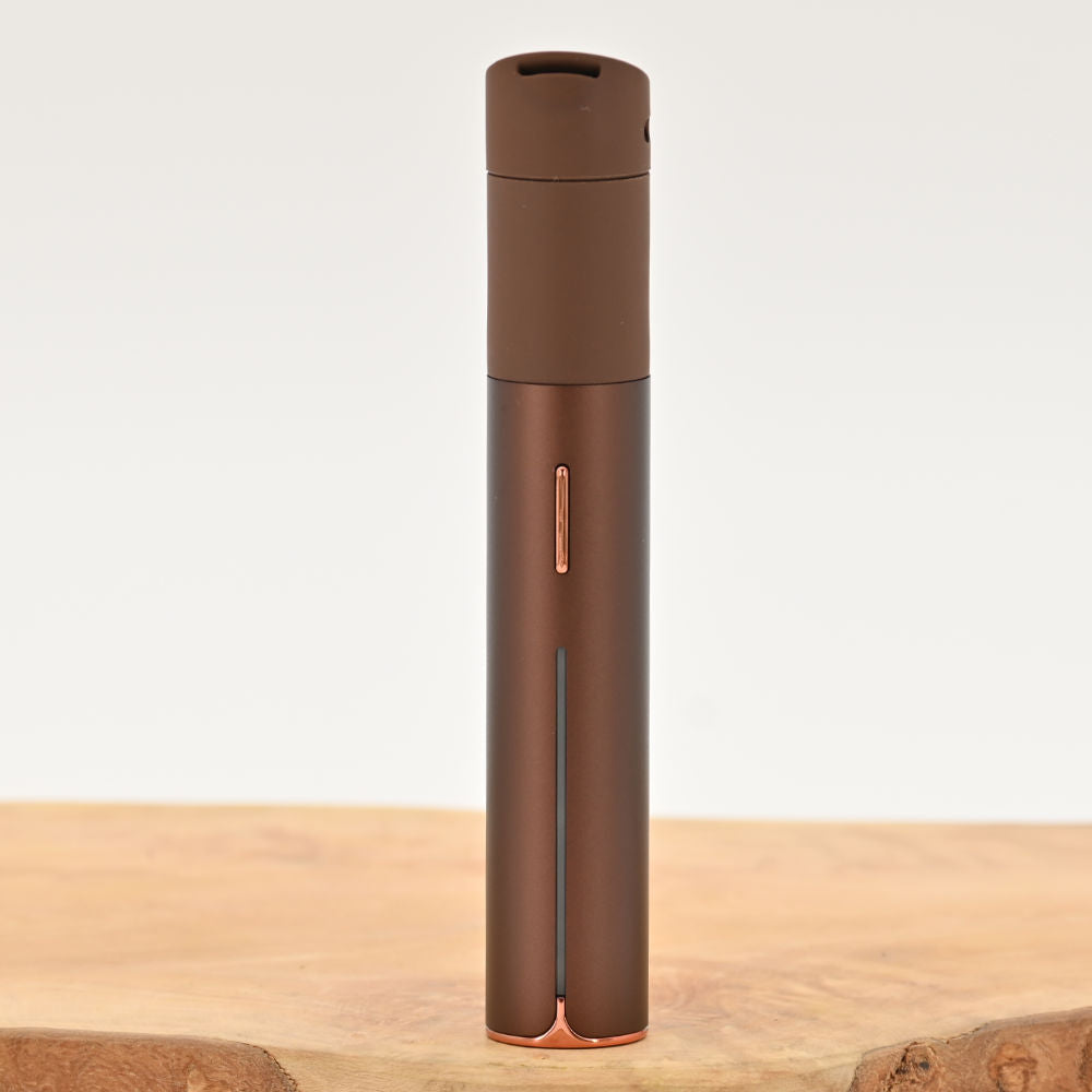 Puffco Pivot Mocha + „Renew the Redwood" Aufsatz
