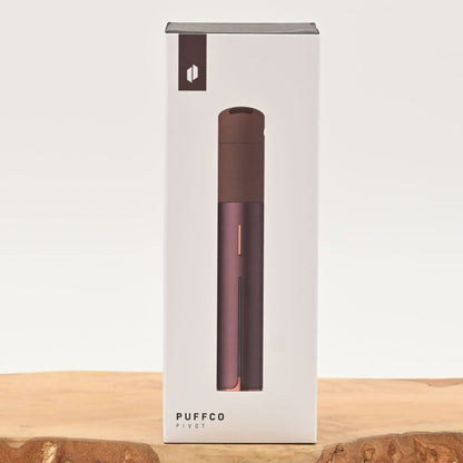 Puffco Pivot Mocha + „Renew the Redwood" Aufsatz