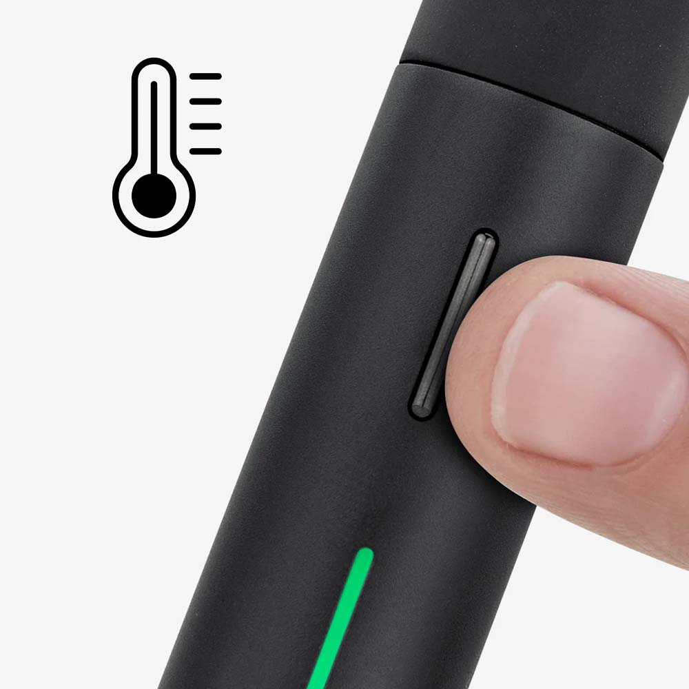 Temperatureinstellung mit einem Knopf