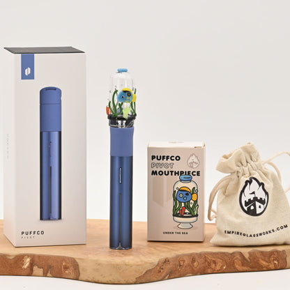 Puffco Pivot Sapphire + „Under the Sea" Aufsatz