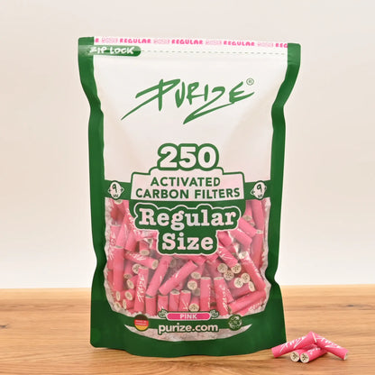 Purize-Aktivkohlefilter-9mm-Regular-Size-250er-Pack-Pink-Purize-Filter-9mm-Kokosnuss-Aktivkohle-kaufen-Headshop-mit-diskretem-Versand-Johnnys-Headshop