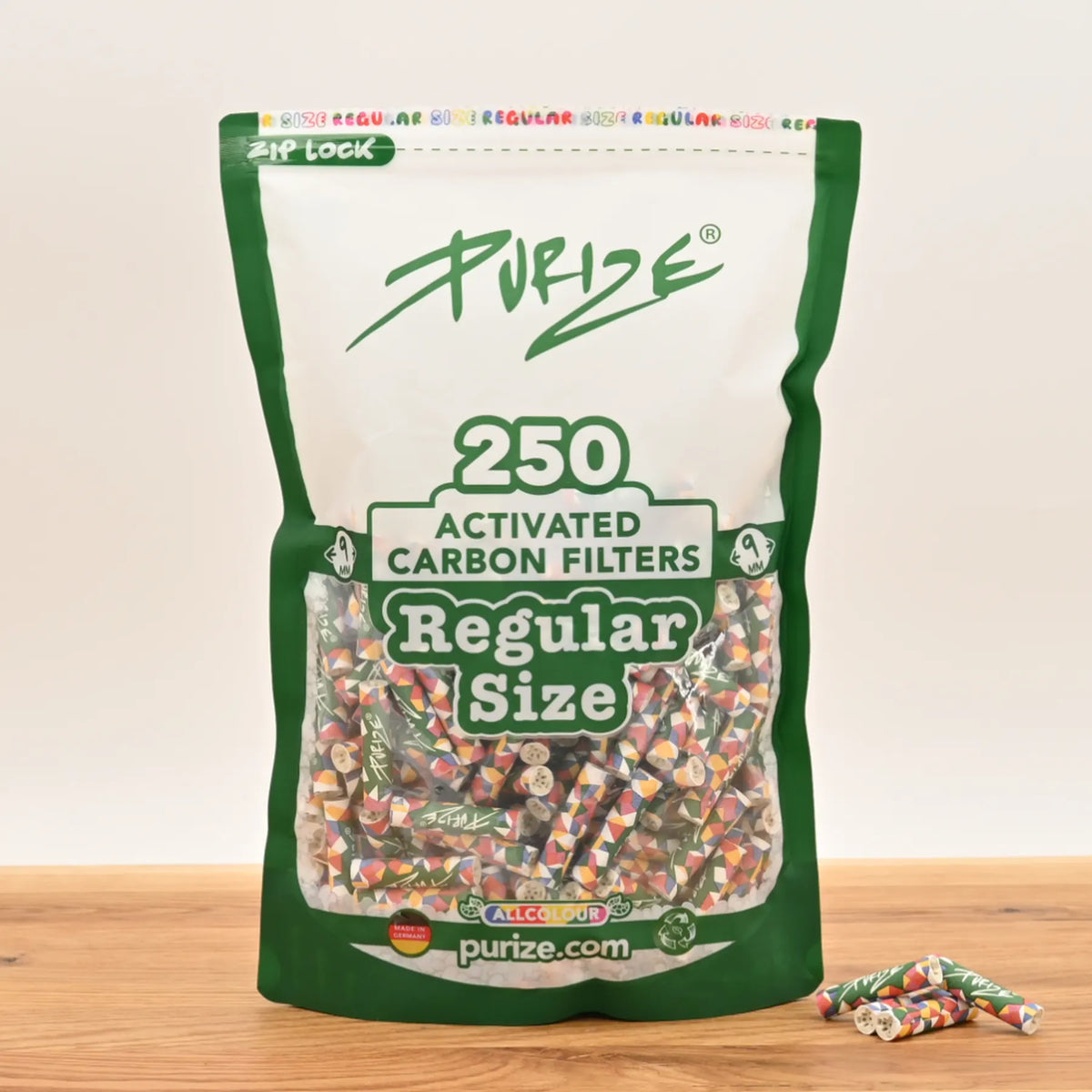 Purize-Aktivkohlefilter-9mm-Regular-Size-250er-Pack-Allcolour-Regenbogen-Purize-Aktivkohlefilter-bunt-Online-Headshop-guenstig-kaufen-Johnnys-Headshop