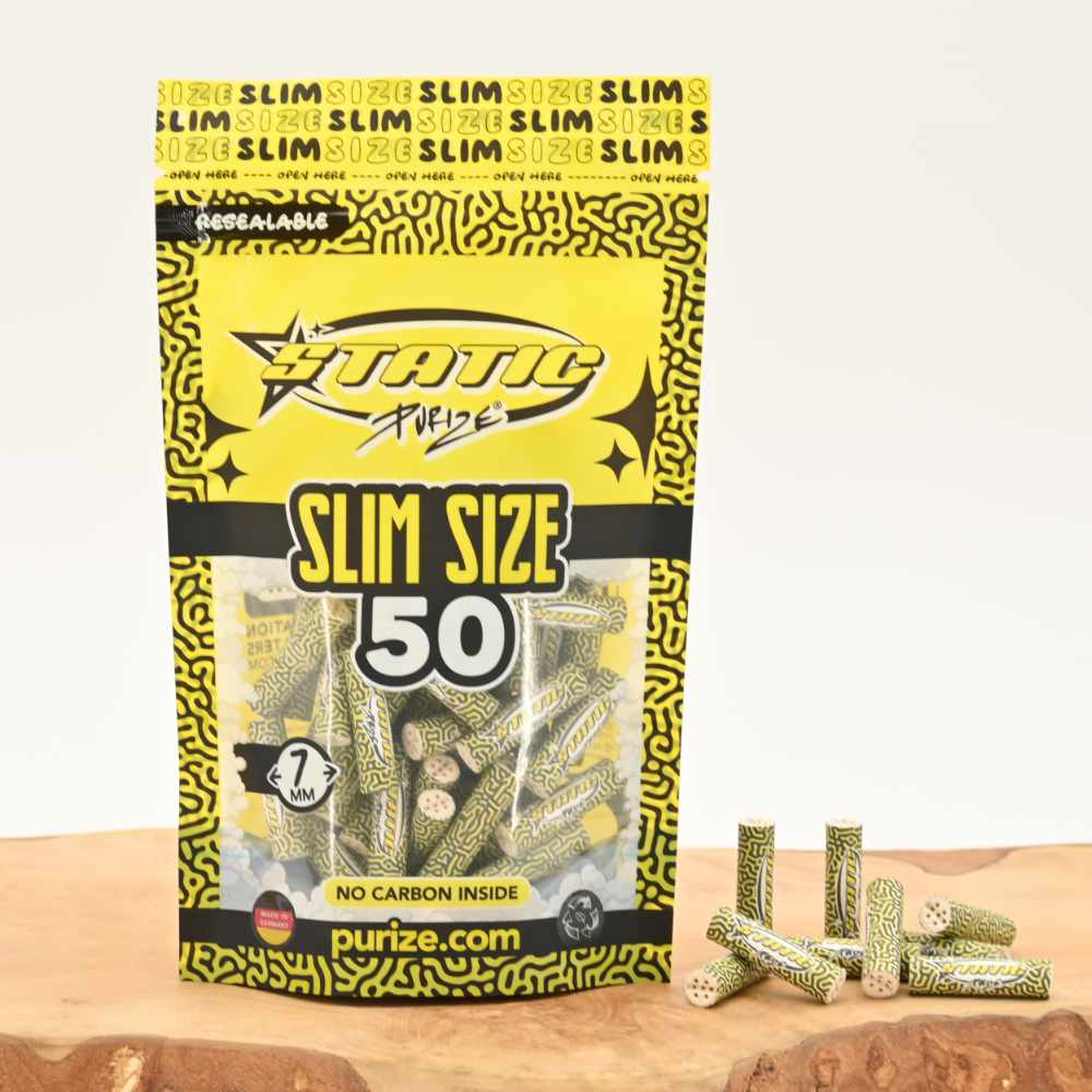 Purize Filter Static 7mm Slim Size (50er Pack)